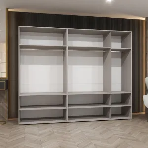 Obrazek Szafa Marbella III 250 kaszmir/srebrny