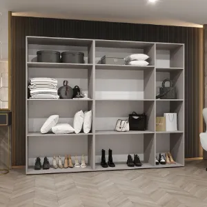 Obrazek Szafa Marbella III 250 kaszmir/srebrny