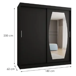 Obrazek Szafa Rossa 180 czarny