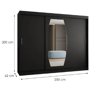 Obrazek Szafa Rossa 250 czarny