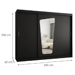 Obrazek Szafa Moka 250 czarny