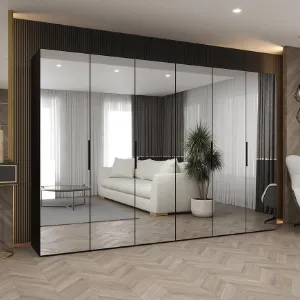 Obrazek Szafa Marbella III 300 czarny