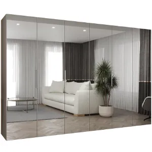 Obrazek Szafa Marbella III 300 kaszmir/srebrny