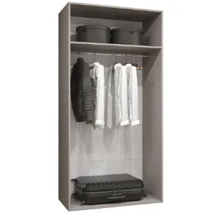 Obrazek Szafa Alicante III 100 kaszmir/srebrny