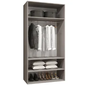 Obrazek Szafa Alicante III 100 kaszmir/srebrny