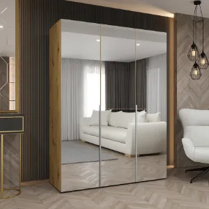 Obrazek Szafa Alicante III 150 artisan srebrny