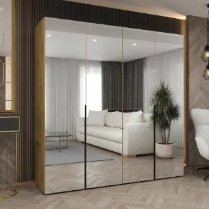 Obrazek Szafa Alicante III 200 artisan czarny