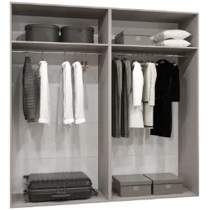 Obrazek Szafa Alicante III 200 kaszmir/czarny