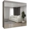 Obrazek Szafa Alicante III 200 kaszmir/srebrny