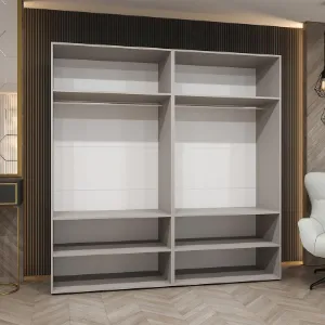 Obrazek Szafa Alicante III 200 kaszmir/srebrny