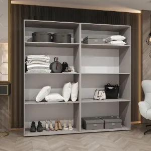 Obrazek Szafa Alicante III 200 kaszmir/srebrny