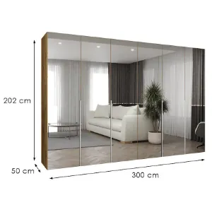 Obrazek Szafa Alicante III 300 artisan srebrny