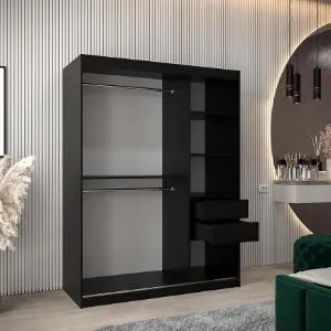 Obrazek Szafa Moka 150 czarny