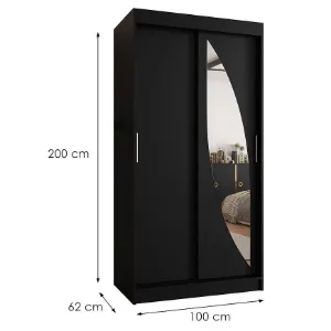 Obrazek Szafa Milo 100 czarny