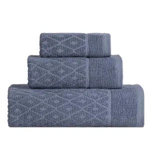 Obrazek Ręcznik Aster 30x50 cm niebieski