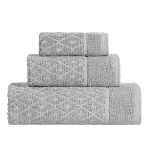 Obrazek Ręcznik Aster 50x90 cm szary