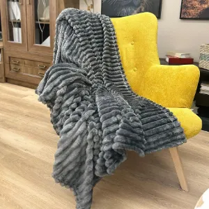 Obrazek Koc Laura 170x220 cm 11 ciemny szary