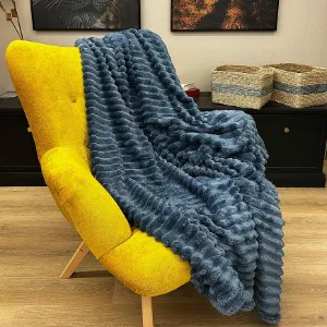 Obrazek Koc Laura 70x140 cm 3 niebieski