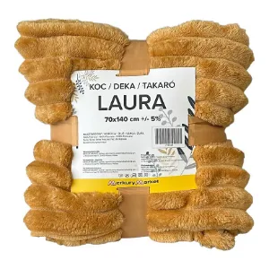 Obrazek Koc Laura 70x140 cm 9 musztardowy