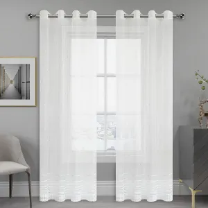 Obrazek Firana na przelotkach JULIA E6216 140x250 biała