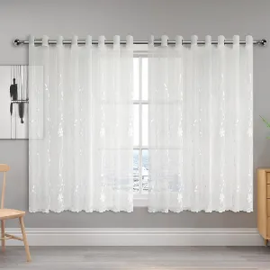 Obrazek Firana na przelotkach SARA E6224 300x160 biała