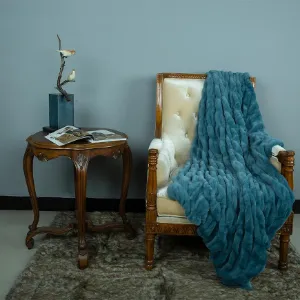 Obrazek Koc Elza 130x170 cm granatowy