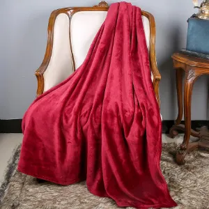 Obrazek Koc Laguna JDML003 170x220 cm bordowy