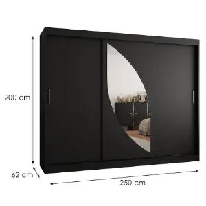 Obrazek Szafa Milo 250 czarny