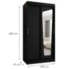 Obrazek Szafa Moka 100 czarny