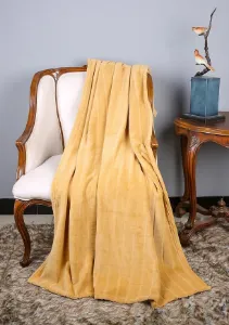 Obrazek Koc Claudi 170x220 cm żółty