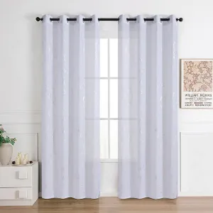 Obrazek Firana na przelotkach Lena silver RP499 290x245 cm