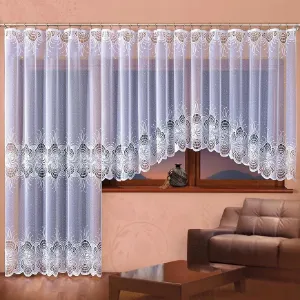 Obrazek Firana Żakardowa Marzanna/A903/biała/150x250