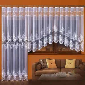 Obrazek Firana Żakardowa Pelagia/A900/biała/300x150