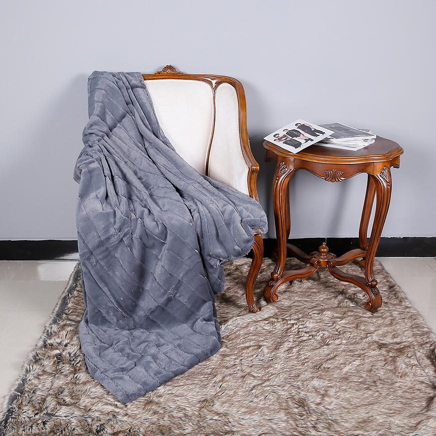 Koc Adelia 170x220 Ciemnoszary