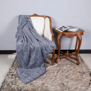 Obrazek Koc Adelia 70x140 Ciemnoszary