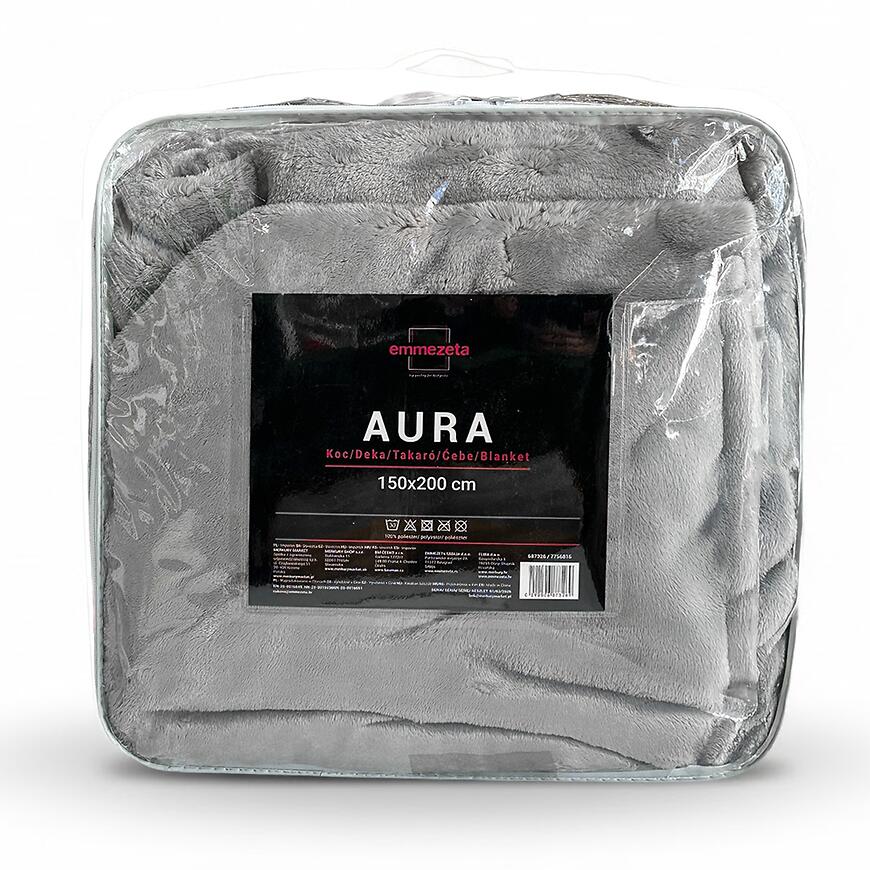 Koc Aura 150x200 cm szary