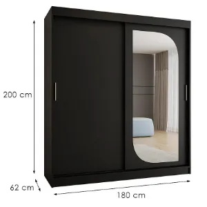 Obrazek Szafa Lucy 180 czarny