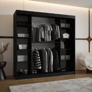 Obrazek Szafa Lucy 200 czarny