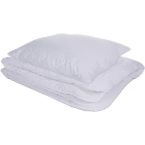 Obrazek Komplet Poliestrowy W Białym Poszyciu 140/200 + Poduszka 70/80