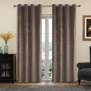 Obrazek Zasłona na przelotkach LILI YC11931/280G/05/140X250 brąz