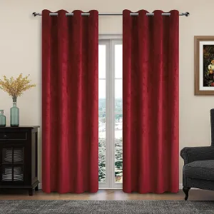 Obrazek Zasłona na przelotkach LILI YC11931/280G/11/140X250 czerwony