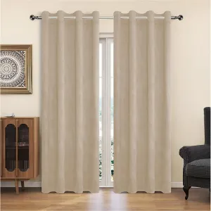 Obrazek Zasłona na przelotkach YC11932/200G/027/140x250 cm beżowy