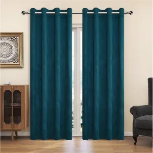 Obrazek Zasłona na przelotkach YC11932/200G/064/140x250 cm turkusowy