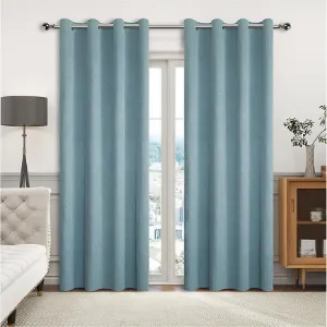 Obrazek Zasłona na przelotkach YH2024/13/140x250 cm turkusowy