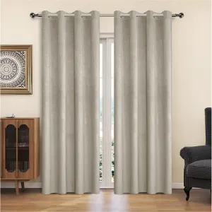 Obrazek Zasłona na przelotkach YC11933/200G/113/140x250 cm jasny szary