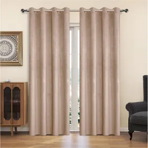 Obrazek Zasłona na przelotkach YC11933/200G/114/140x250 cm beż