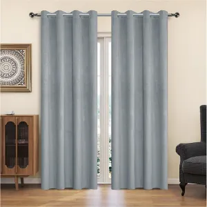 Obrazek Zasłona na przelotkach YC11933/200G/136/140x250 cm jasny szary