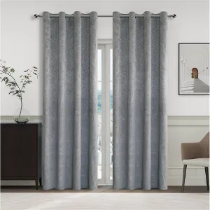 Obrazek Zasłona na przelotkach YC11937/280G/22/140x250 cm szary