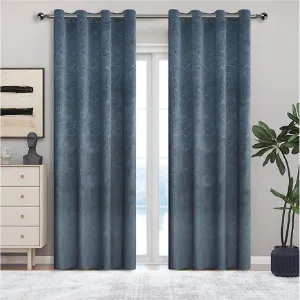 Obrazek Zasłona na przelotkach YC11939/200G/132/140x250 cm szary