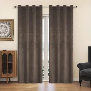 Obrazek Zasłona na przelotkach YC11940/200G/120/140x250 cm brąz